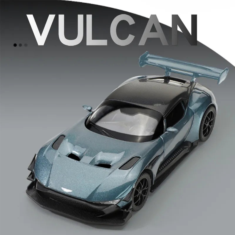 1 32 Scale Aston Martin Vulcan Car Model with display case