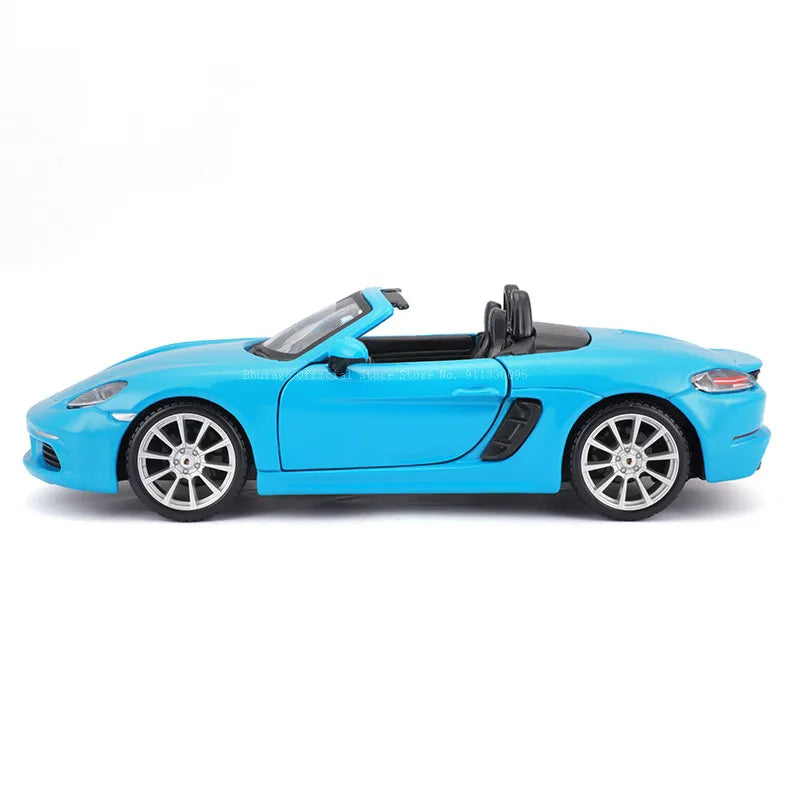 1:24 Scale Porsche 718 Boxster Royal Blue