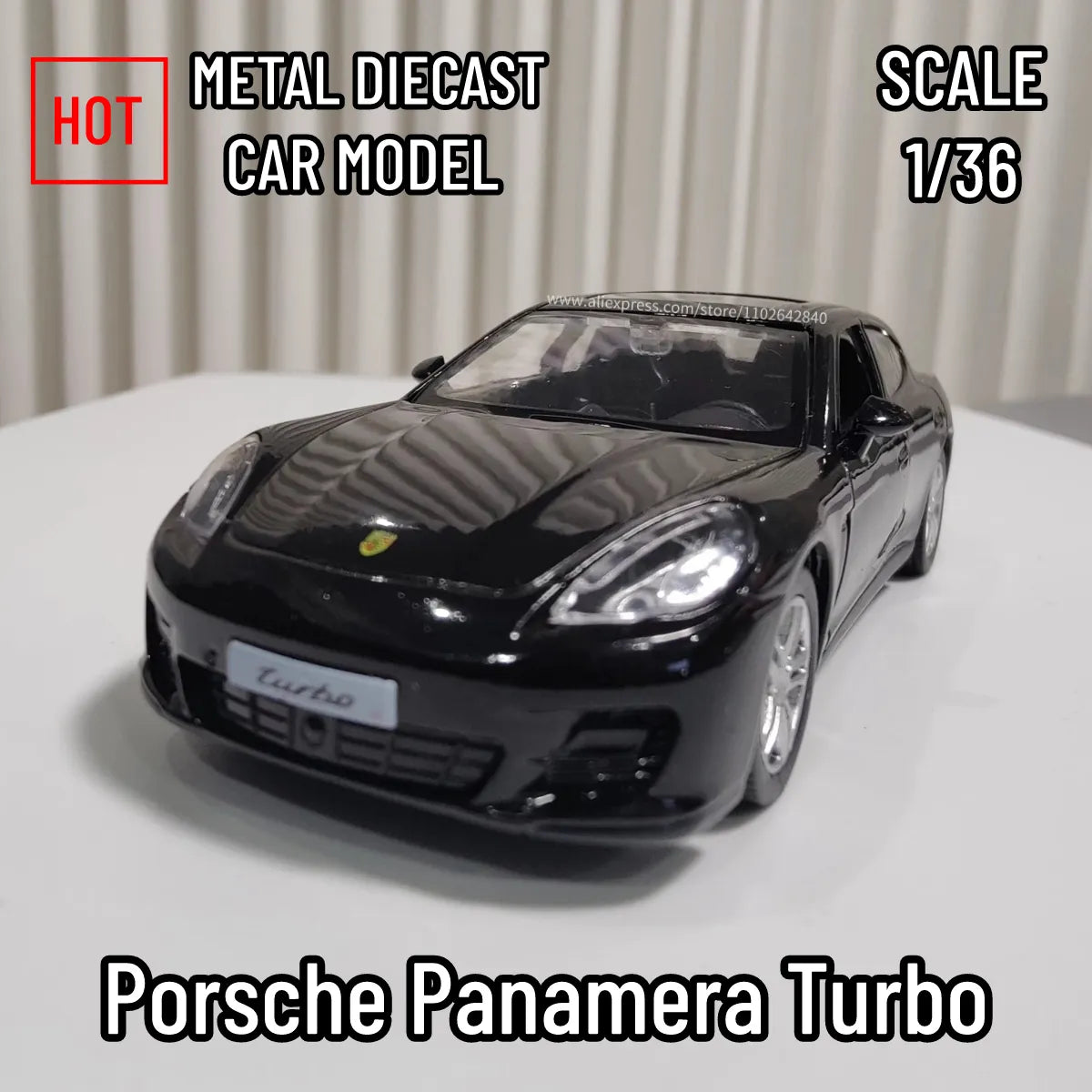 1:36 Scale Porsche Panamera Turbo