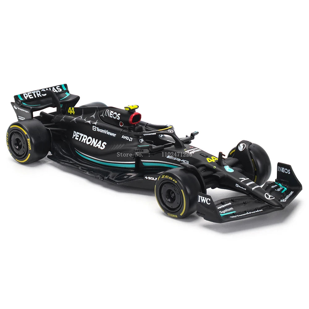 1:43 Scale Mercedes-AMG Petronas F1 Team W14 2023 #44 Hamilton #63 George Russell Car Model