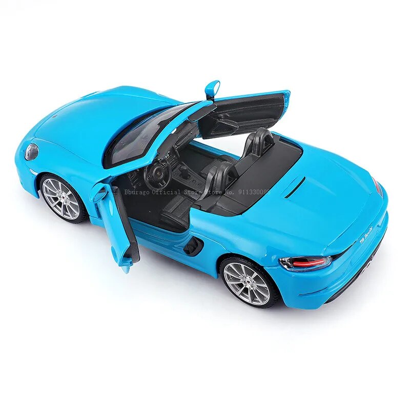 1:24 Scale Porsche 718 Boxster Royal Blue