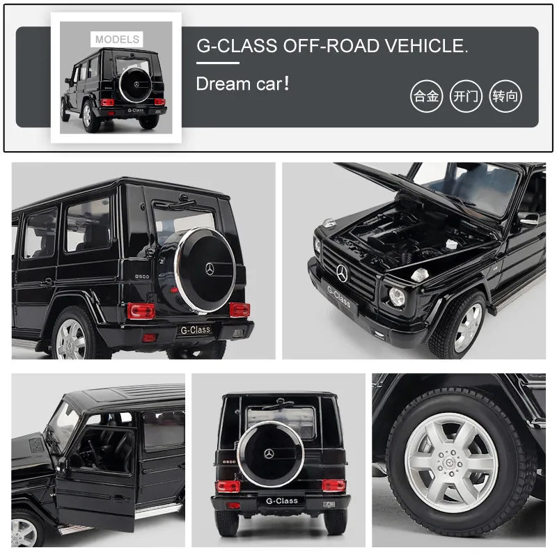 1:24 Scale Mercedes-Benz G-Class G500 "G-Wagon" Car Model