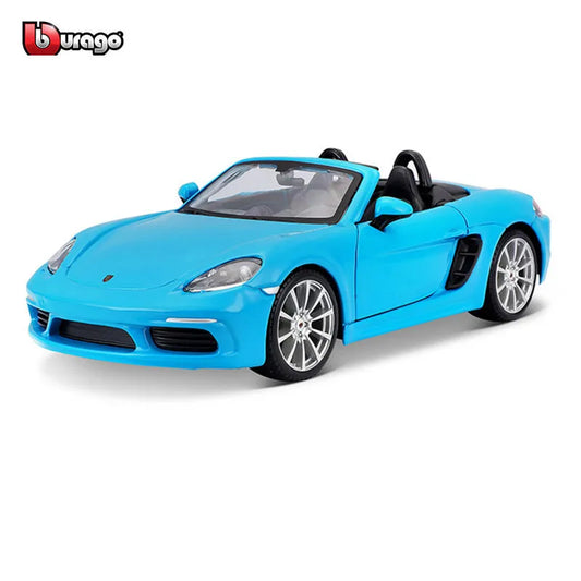 1:24 Scale Porsche 718 Boxster Royal Blue