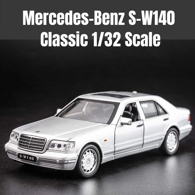 1:32 Mercedes-Benz S-W140 Classic Car Model