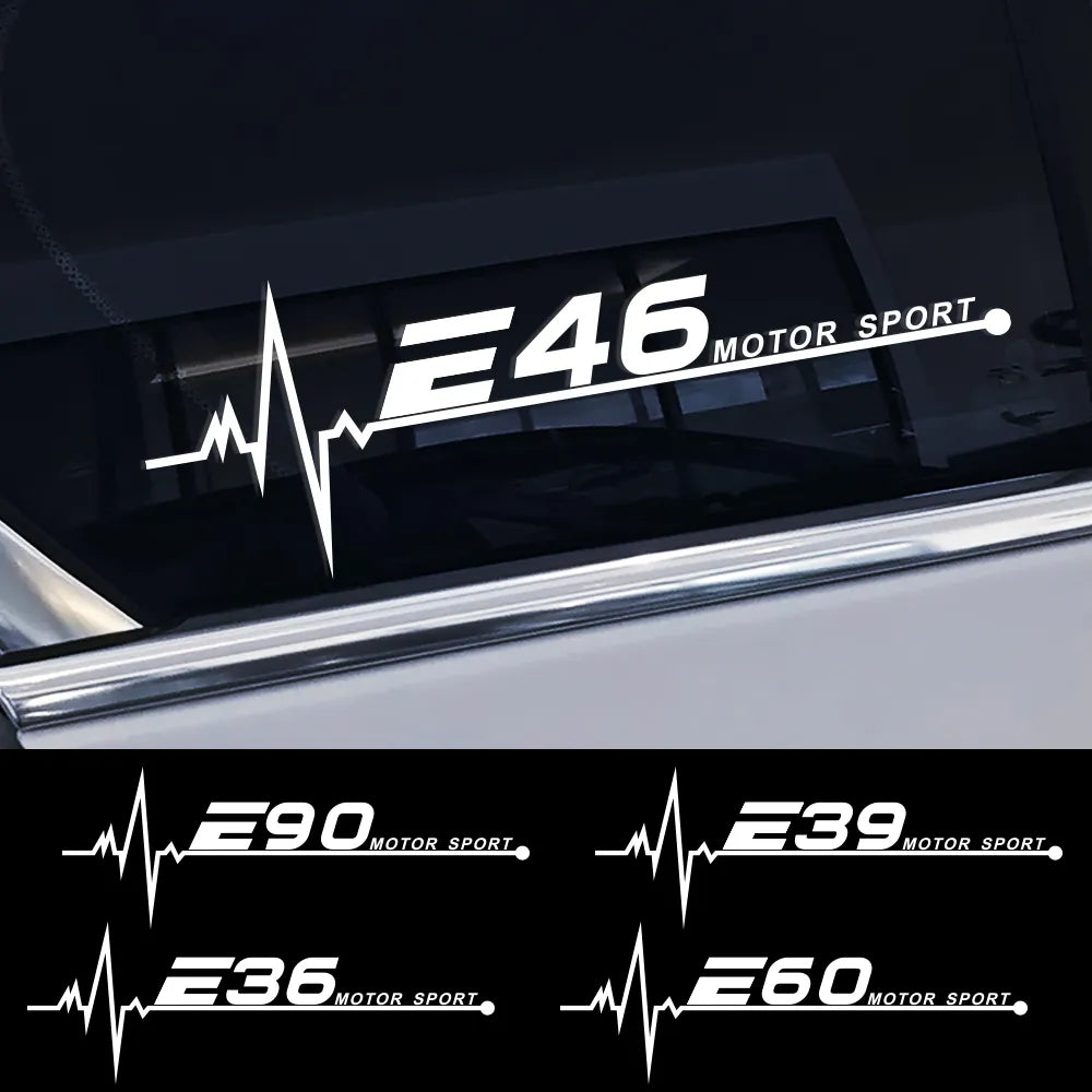 BMW Car Side Window Sticker for BMW E46 E90 E91 E60 E39 E36 E87 E92 E30 E34 E61 E62