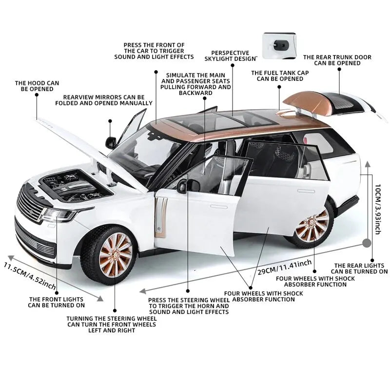 1:18 Range Rover SV 2022 Car Model