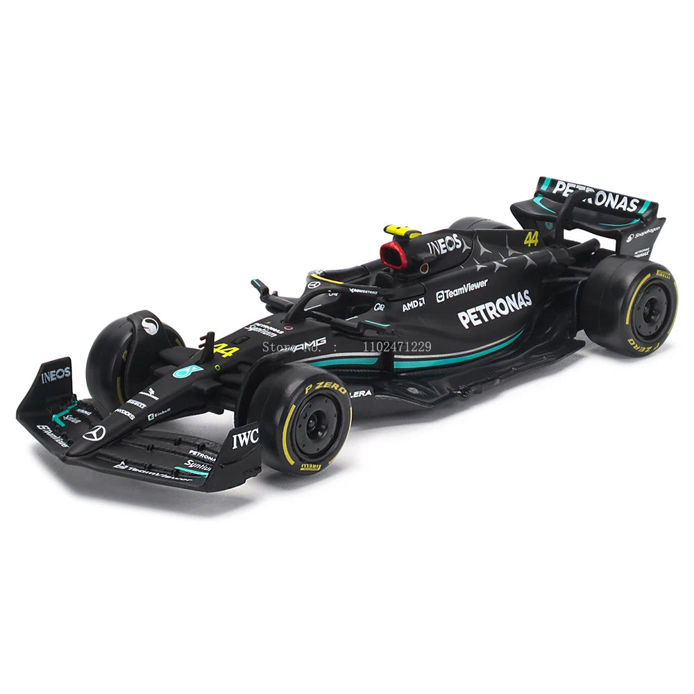 1:43 Scale Mercedes-AMG Petronas F1 Team W14 2023 #44 Hamilton #63 George Russell Car Model