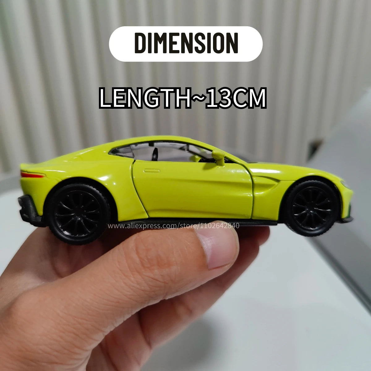 1:36 Scale Aston Martin Vantage Car Model