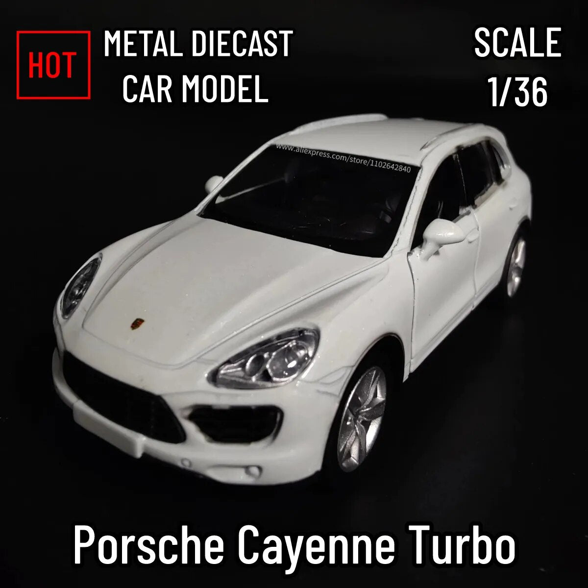 1:36 Scale Porsche Cayenne Turbo