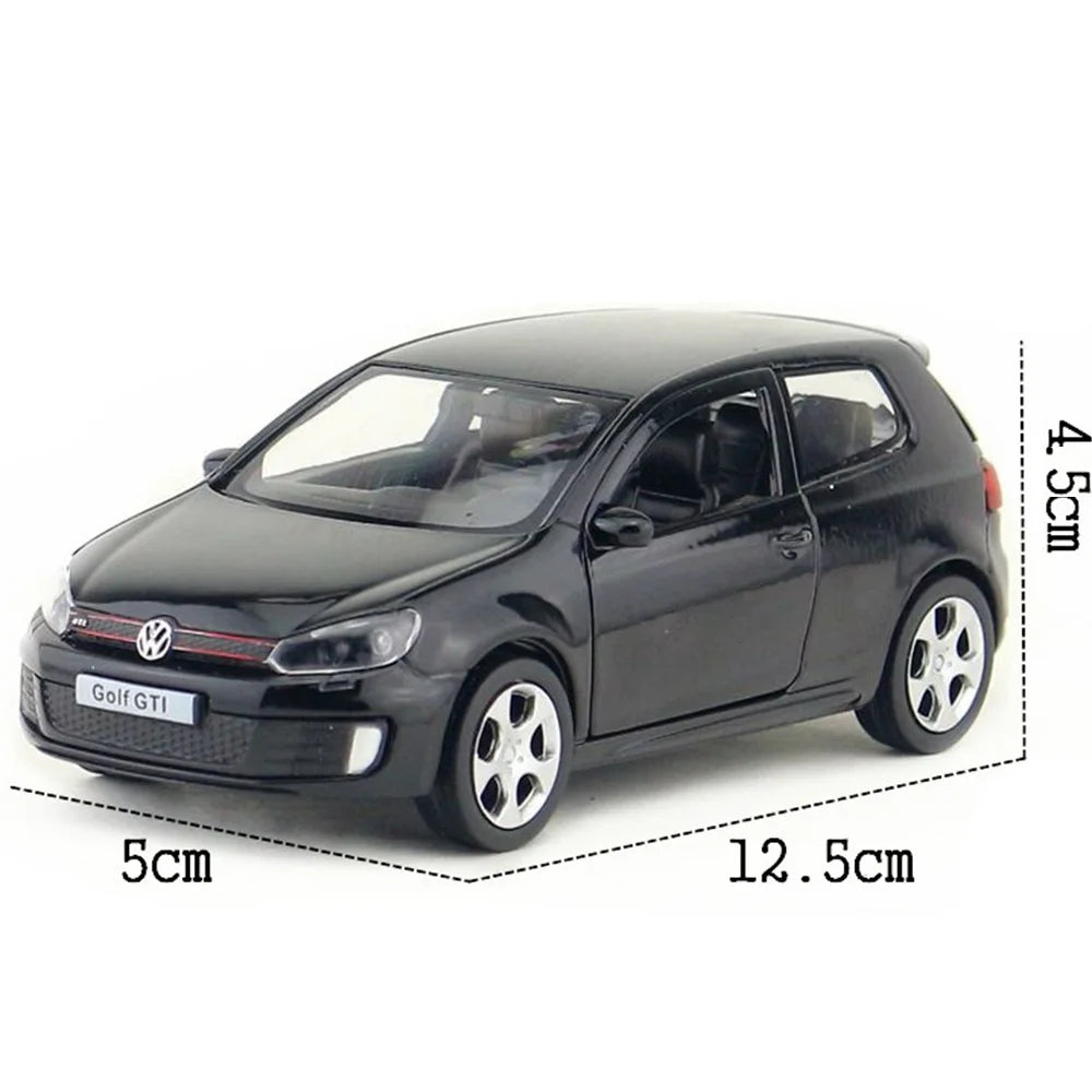 1:36 Scale VW Golf Mk6 Scale Model - with pullback mechanism!