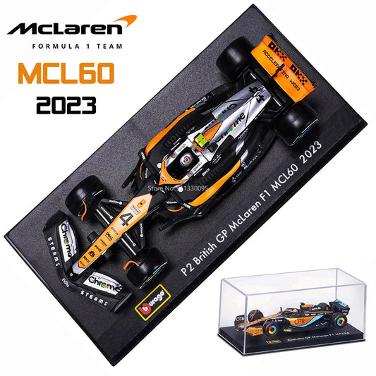 1:43 Scale McLaren MCL60 2023 F1 Racing Car Model