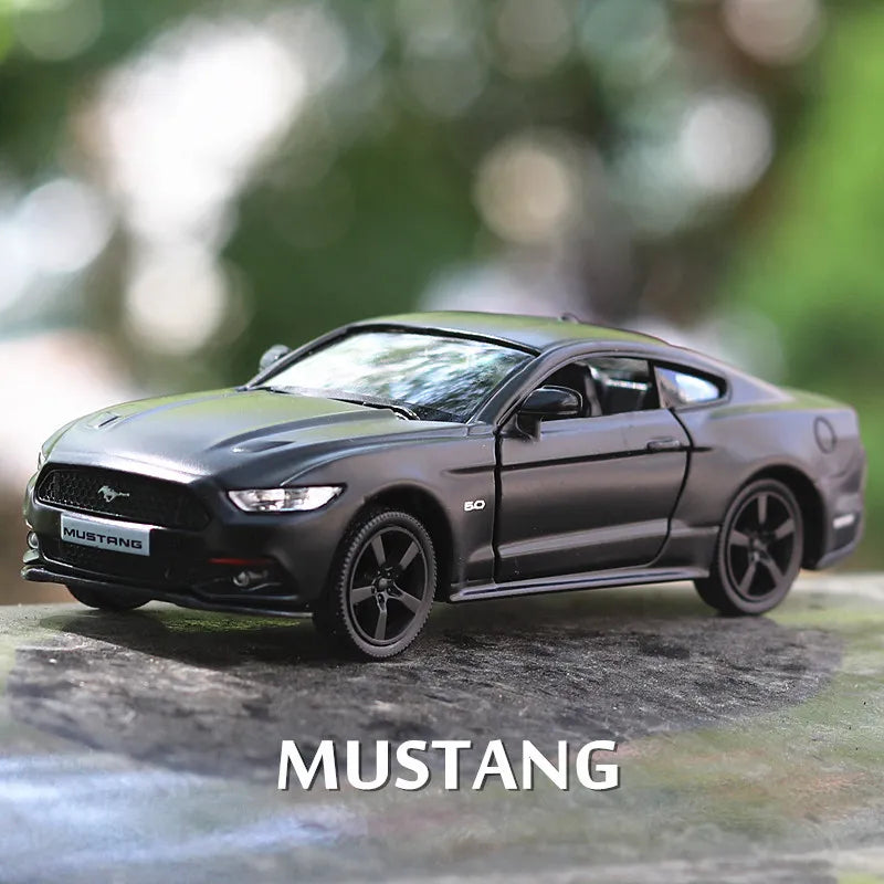 1:36 Scale 2017 Ford Mustang Replica Model / Toy - Pullback Mechanism