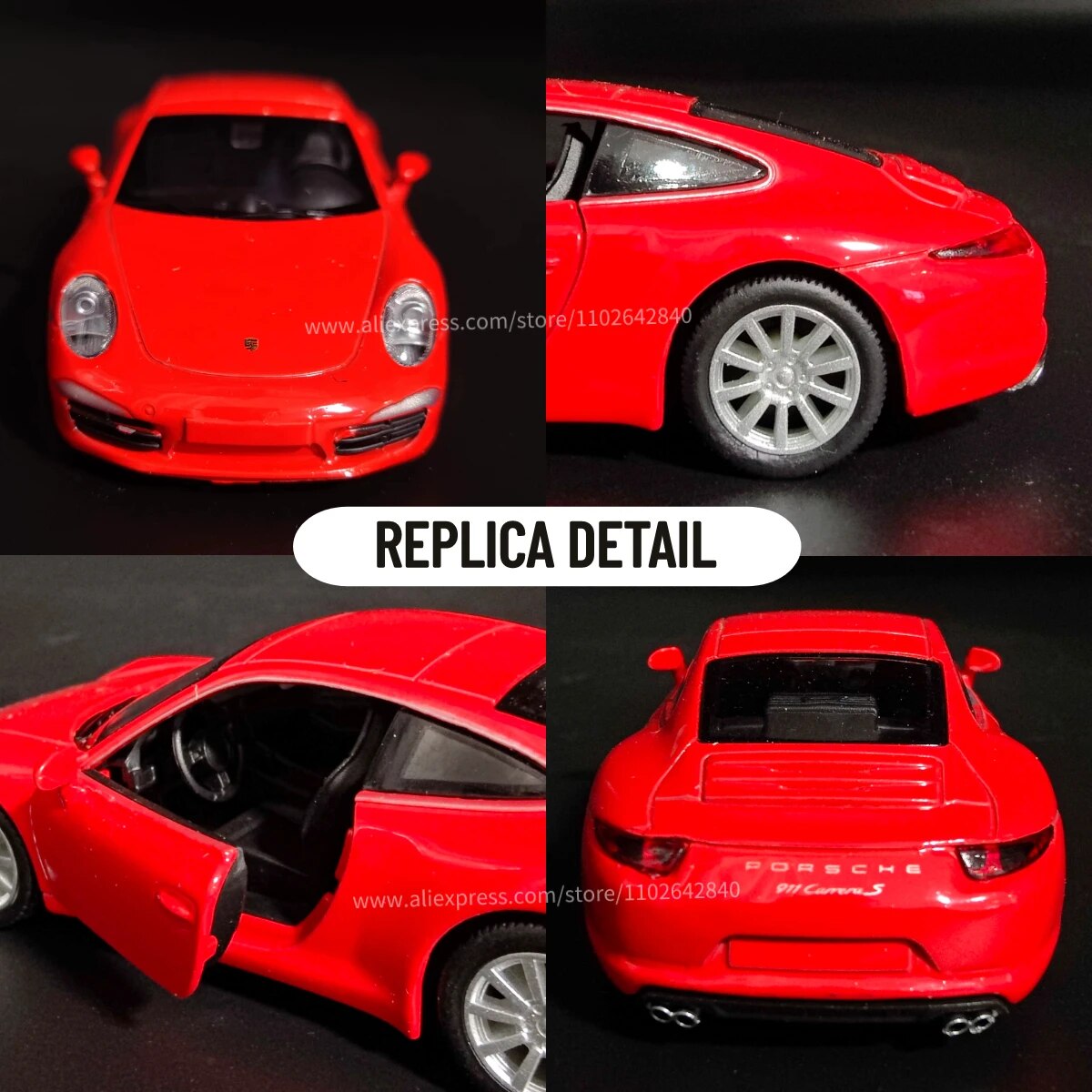 1:36 Scale Porsche 911 Carrera S