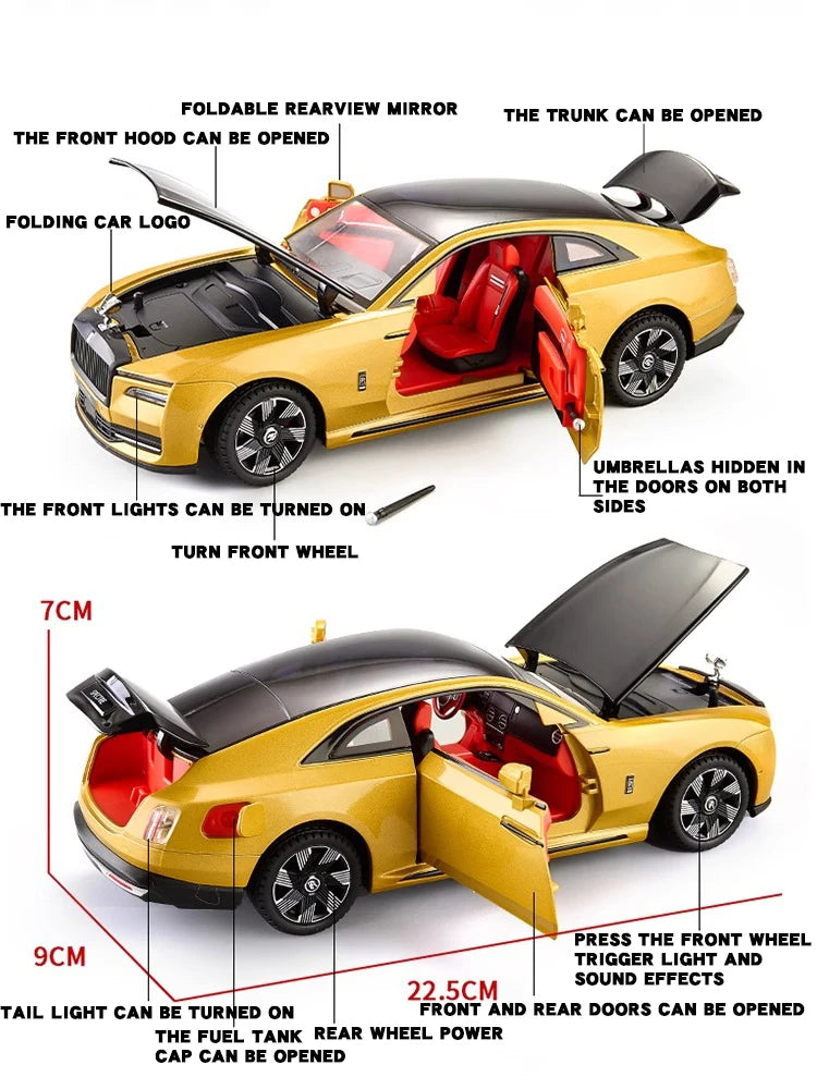 1:24 Rolls Royce Spectre Model Car