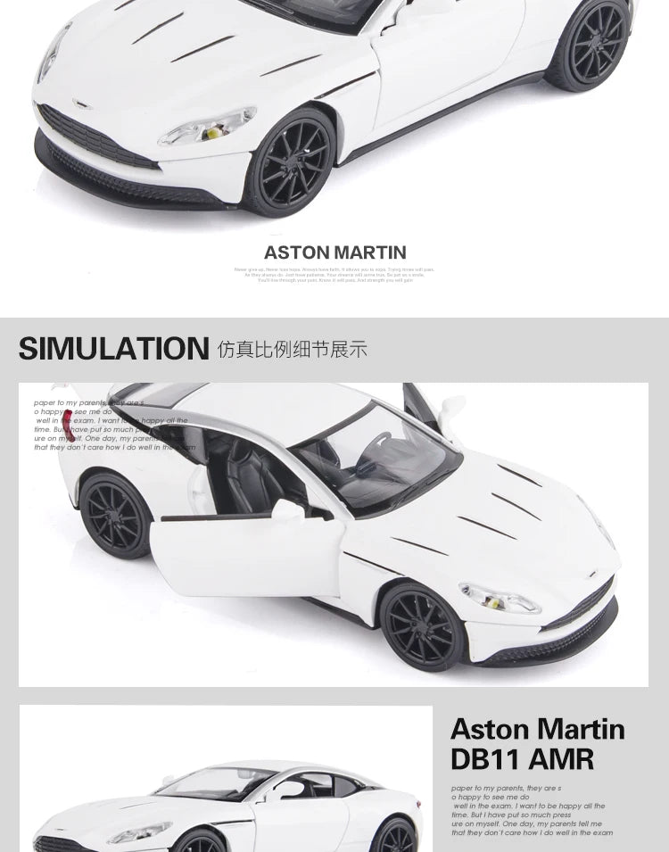 1:32 Scale Aston Martin DB11 Car Model - with pullback function