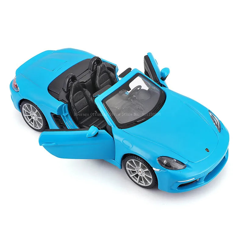 1:24 Scale Porsche 718 Boxster Royal Blue