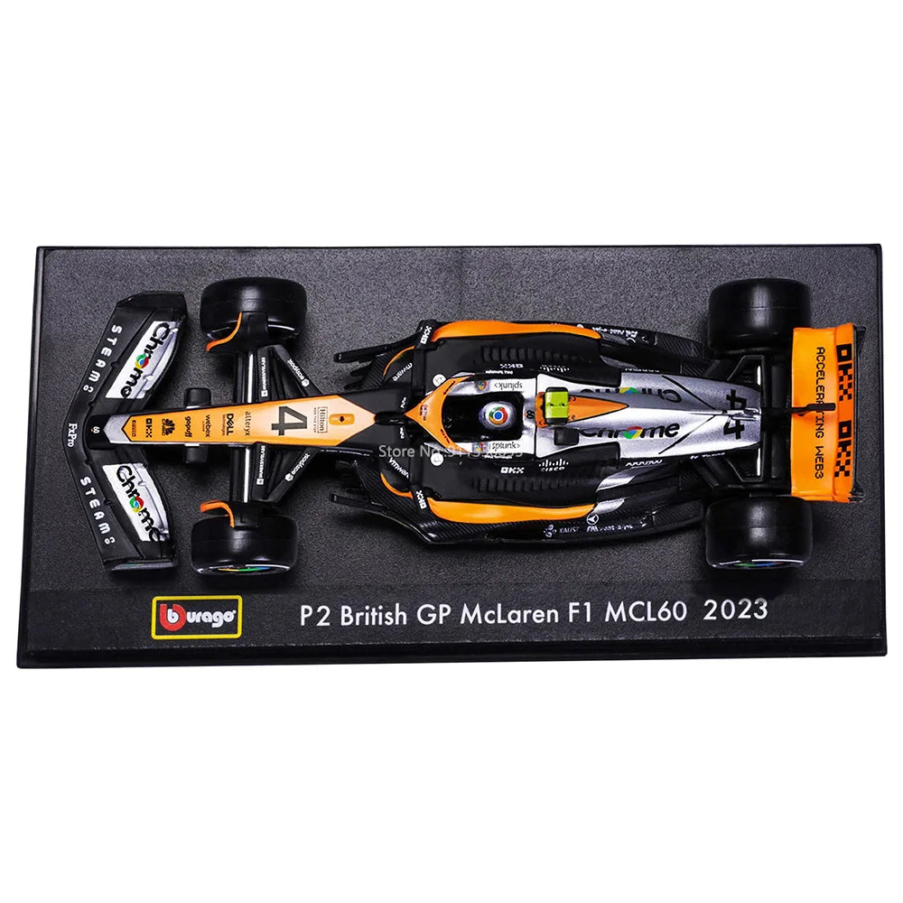 1:43 Scale McLaren MCL60 2023 F1 Racing Car Model