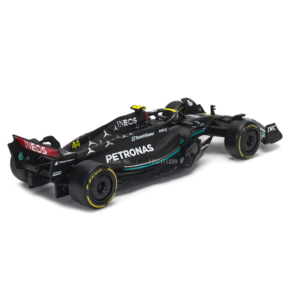 1:43 Scale Mercedes-AMG Petronas F1 Team W14 2023 #44 Hamilton #63 George Russell Car Model